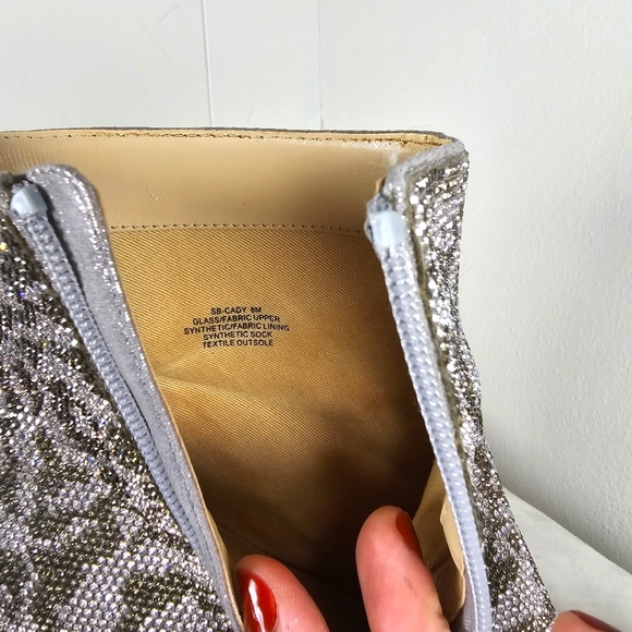 Betsey Johnson Cady 8 Rhinestone Zebra Cheetah Boots - Picture 11 of 16